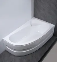 Asimetric | cadru pentru cadă, dreapta 150x100 cm