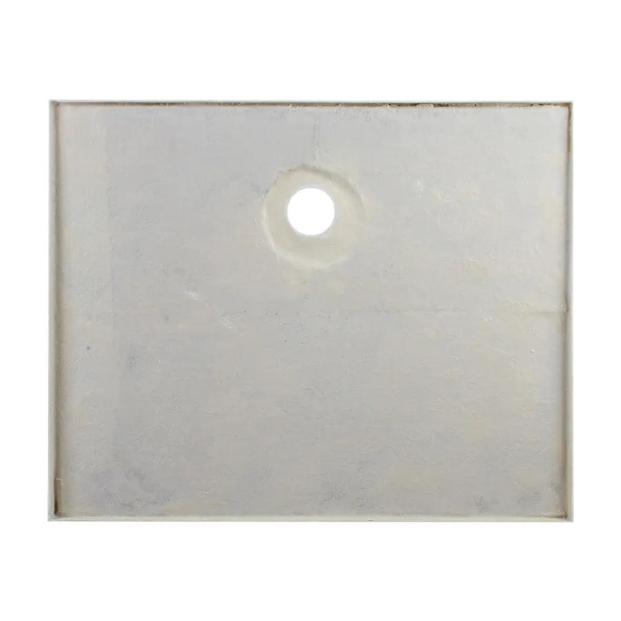 Coria | cădiță de duș dreptunghiulară 80x100x5 cm, acril, cu sifon