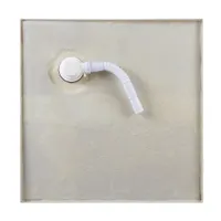 Coria | cădiță de duș pătrată 80x80x5 cm, acril, cu sifon