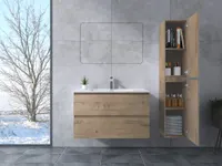Catania | dulap de baie Sonoma cu lavoar 70cm