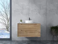 Genova | dulap de baie Sonoma cu lavoar 60 cm