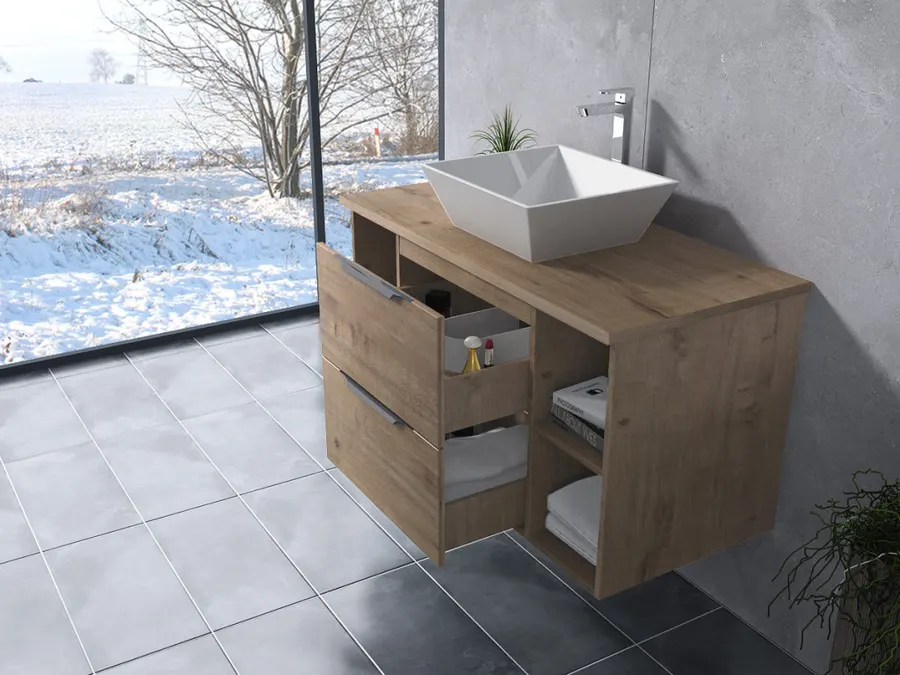 Rennes | dulap de baie Sonoma cu lavoar