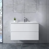 Catania | dulap de baie White cu lavoar 70cm