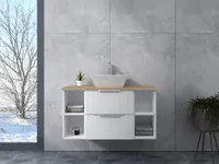 Rennes | dulap de baie cu lavoar White