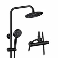 Voile | set de duș Black, cu baterie cu termostat