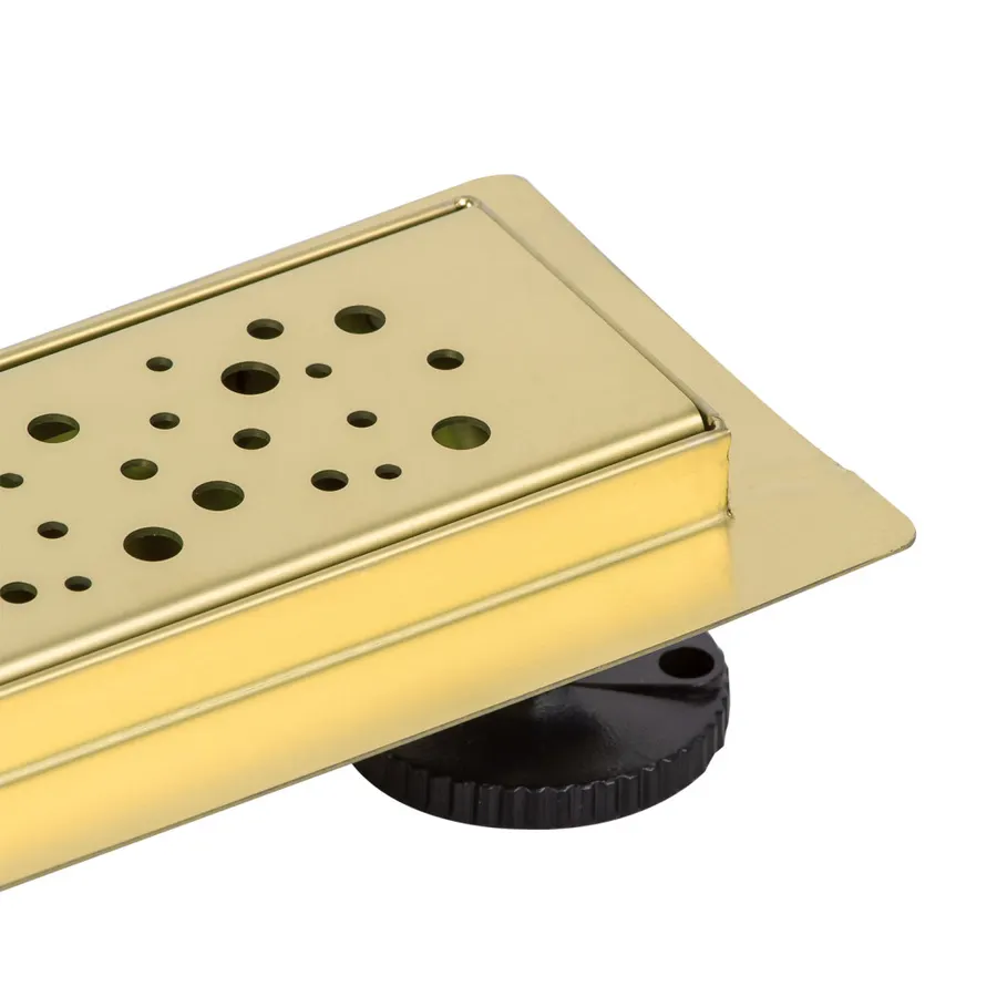 Lotaringia | rigolă de duș Gold, 70 cm