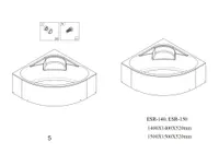 Simetrică | panou frontal pentru cadă 130 cm