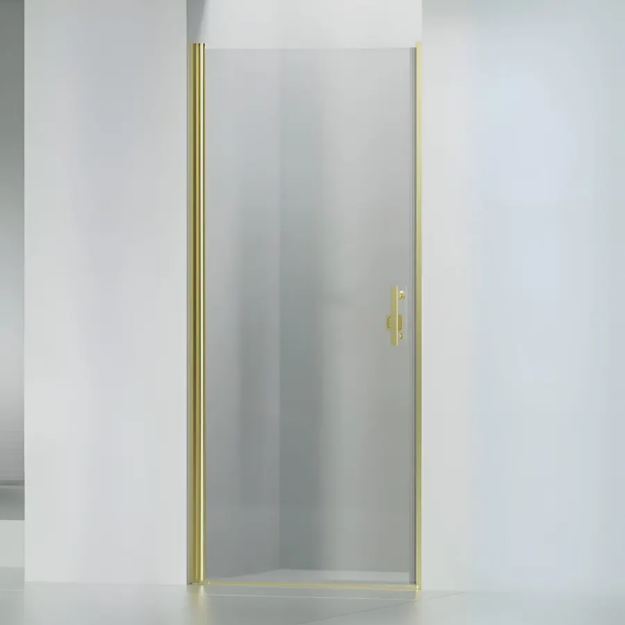 Madeira | ușă de duș batantă Gold 100, 190cm, 6mm, NANO