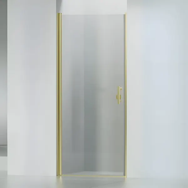 Madeira | ușă de duș batantă Gold 80, 190cm, 6mm, NANO