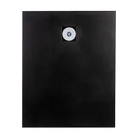 Cagliari | cădiță de duș dreptunghiulară Black 90x120x2,6 cm, SMC, cu sifon
