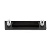 Oțel | set capace preaplin și scurgere pentru cadă freestanding, black
