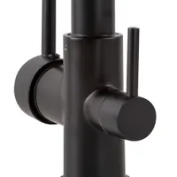 Portland | baterie pentru bucătărie Black cu 3 căi, pentru sistem de filtrare a apei