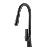Ibiza | baterie pentru bucătărie cu duș extractibil Black