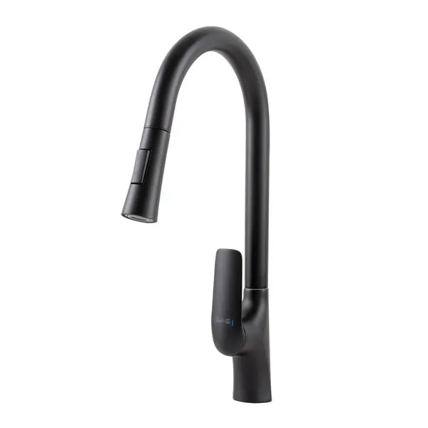 Ibiza | baterie pentru bucătărie cu duș extractibil Black