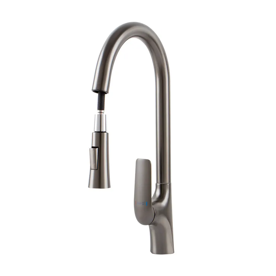 Ibiza | baterie extractibilă pentru bucătărie Gun Grey