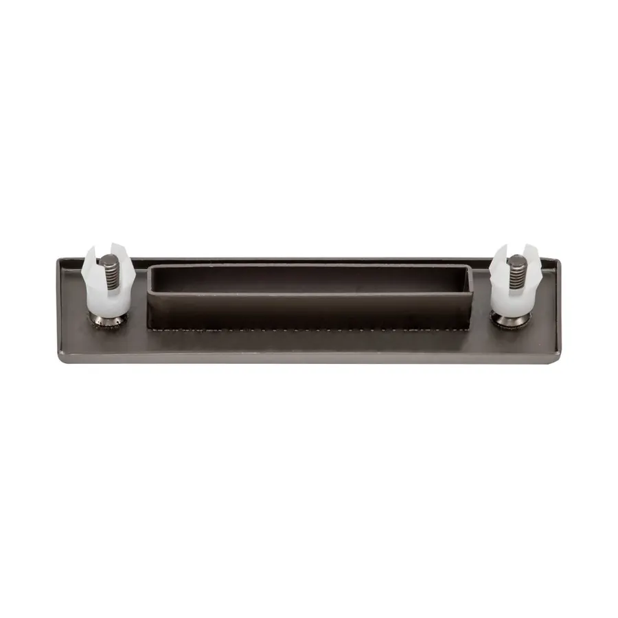 Oțel | set capace preaplin și scurgere pentru cadă freestanding, gun gray