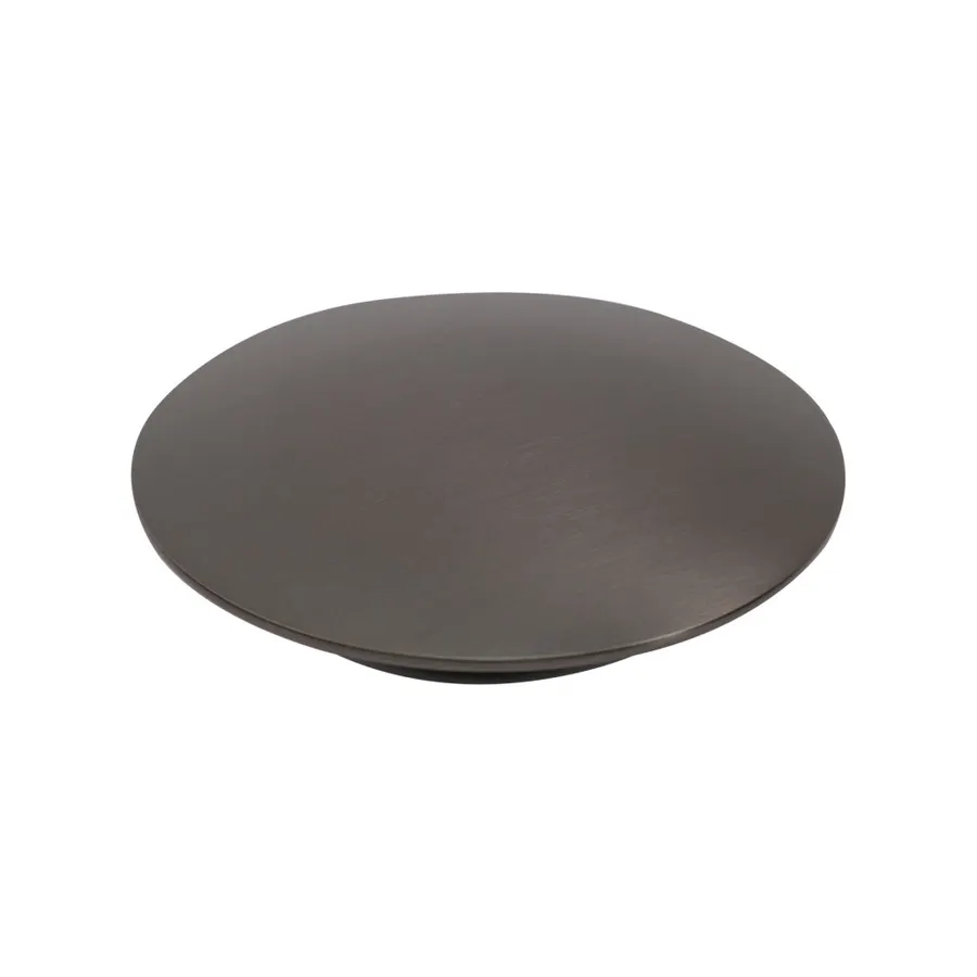 Oțel | set capace preaplin și scurgere pentru cadă freestanding, gun gray