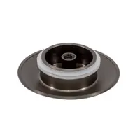 Oțel | set capace preaplin și scurgere pentru cadă freestanding, gun gray