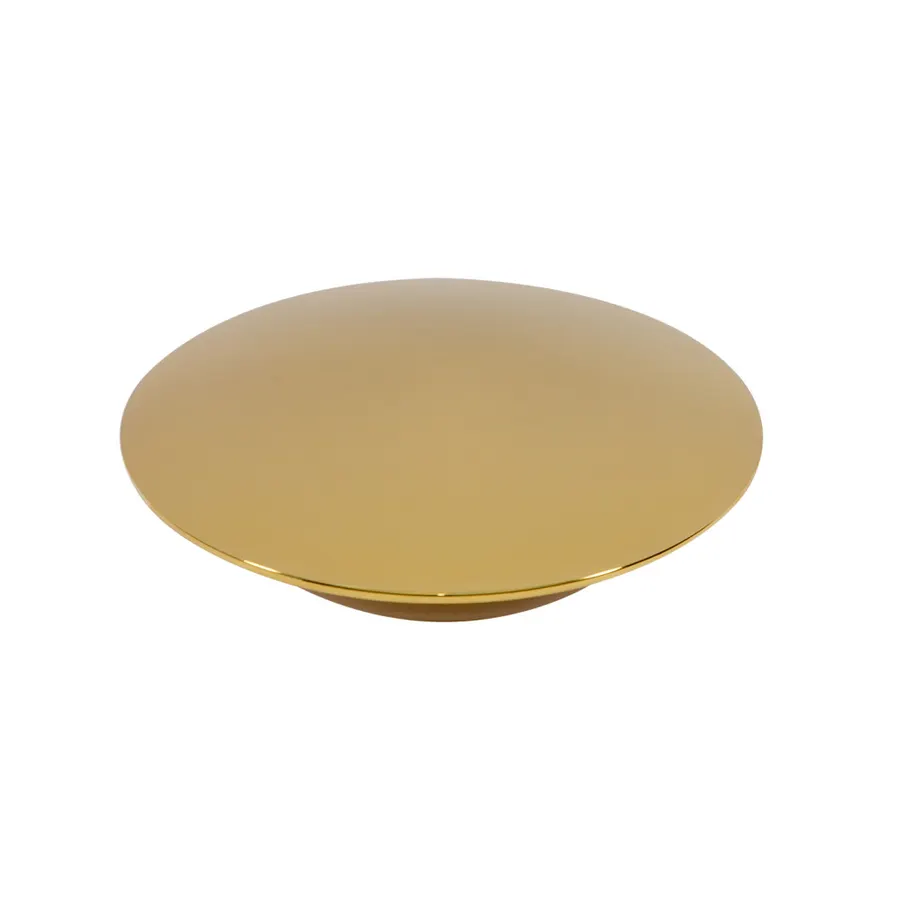 Oțel | set capace preaplin și scurgere pentru cadă freestanding, gold