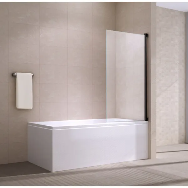 Evora | paravan de cadă Black 6mm, 70x140 cm