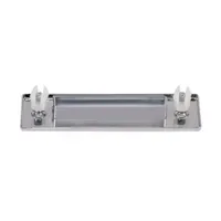 Oțel | set capace pentru preaplin și scurgere, pentru cadă freestanding, silver