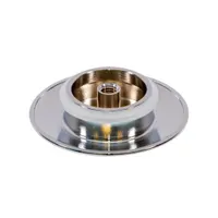 Oțel | set capace pentru preaplin și scurgere, pentru cadă freestanding, silver