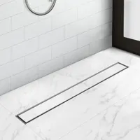 MODERN | rigolă de duș 100 cm, pentru placare cu gresie