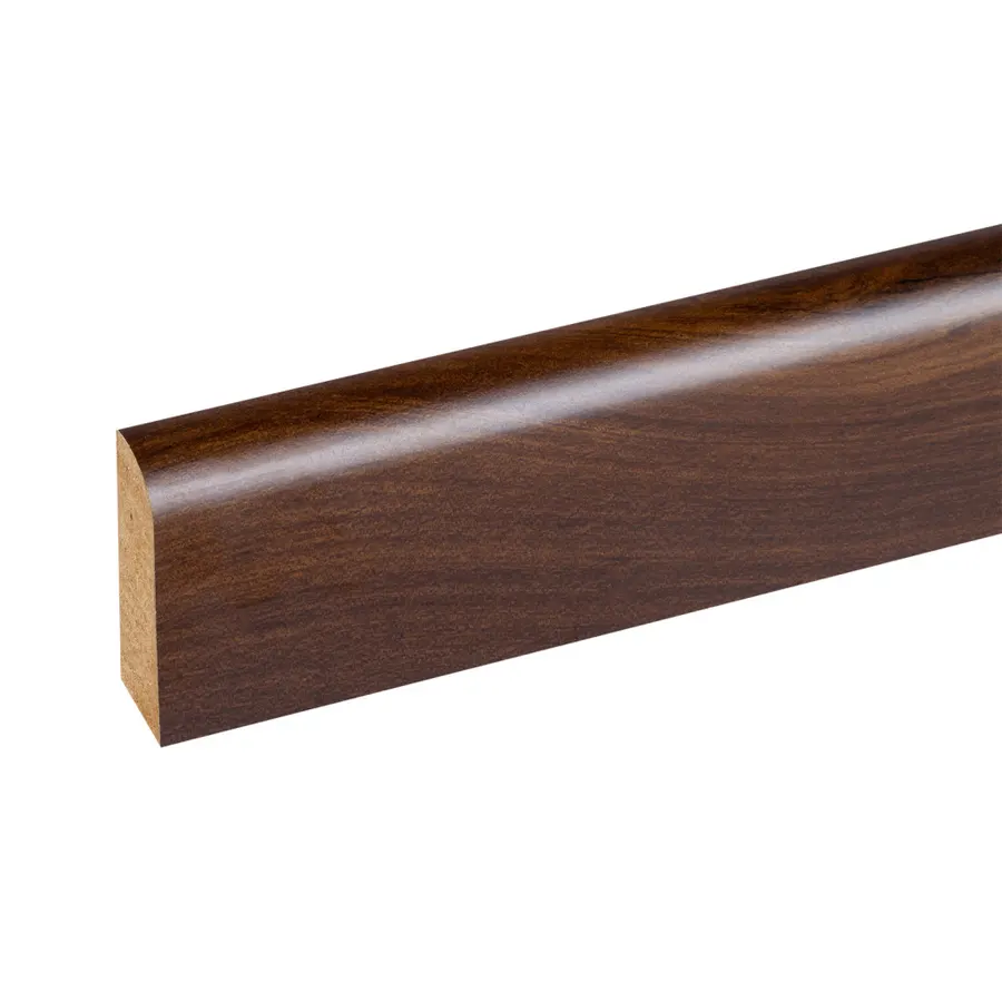 W-STEP | plintă pentru parchet laminat, model nuc, 2400x60x15 mm