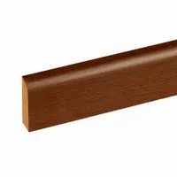 W-STEP | plintă pentru parchet laminat, model stejar închis, 2400x60x15 mm