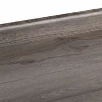 W-STEP | plintă pentru parchet laminat, model stejar alb, 2400x60x15 mm