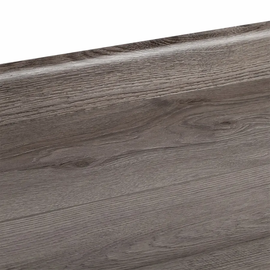 W-STEP | plintă pentru parchet laminat, model stejar alb, 2400x60x15 mm