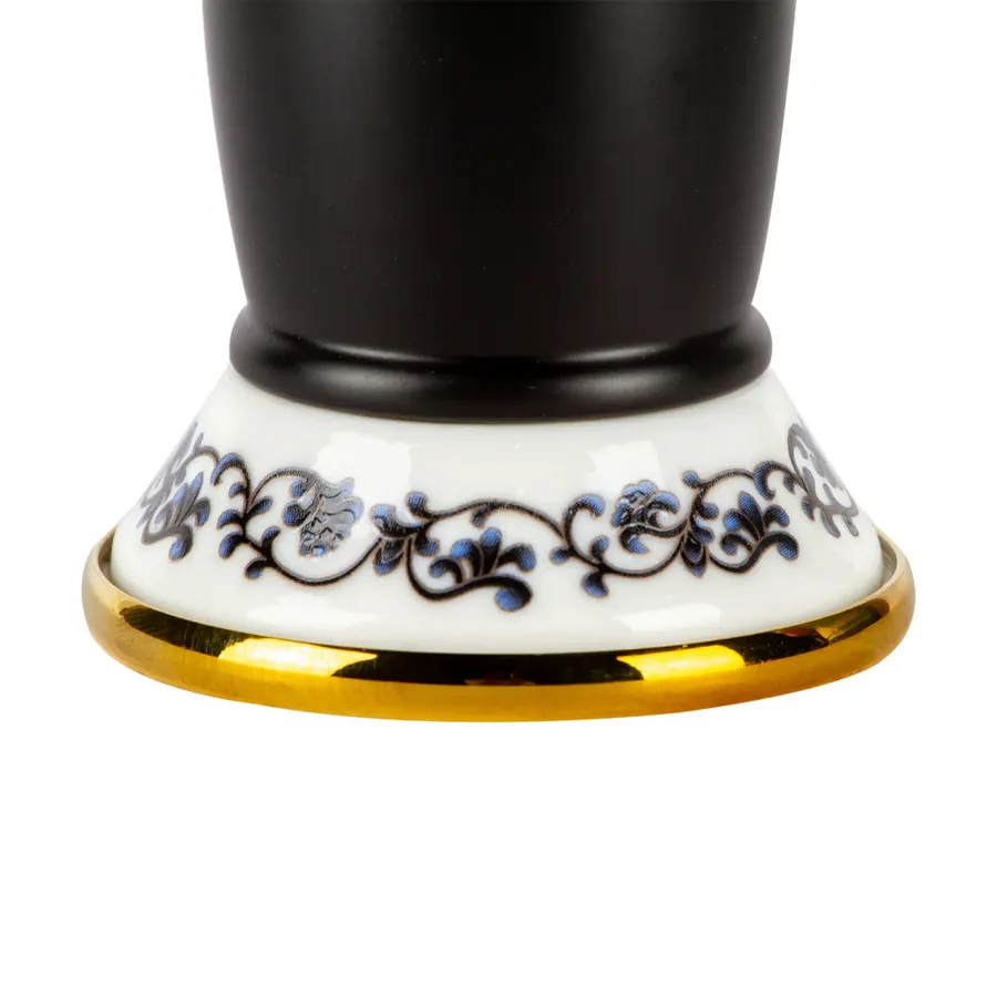 Izmir | baterie înaltă retro pentru lavoar Black & Gold