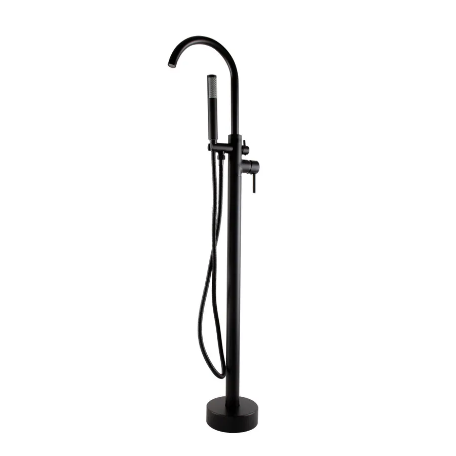 Korfu | baterie freestanding pentru cadă Black