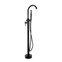 Korfu | baterie freestanding pentru cadă Black