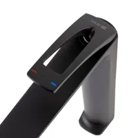 Cannes | baterie înaltă pentru lavoar Black