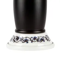 Izmir | baterie retro pentru lavoar Black & White