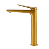 Tropez | baterie înaltă pentru lavoar Gold