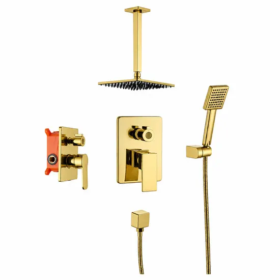 Oslo | set de duș încastrat Gold