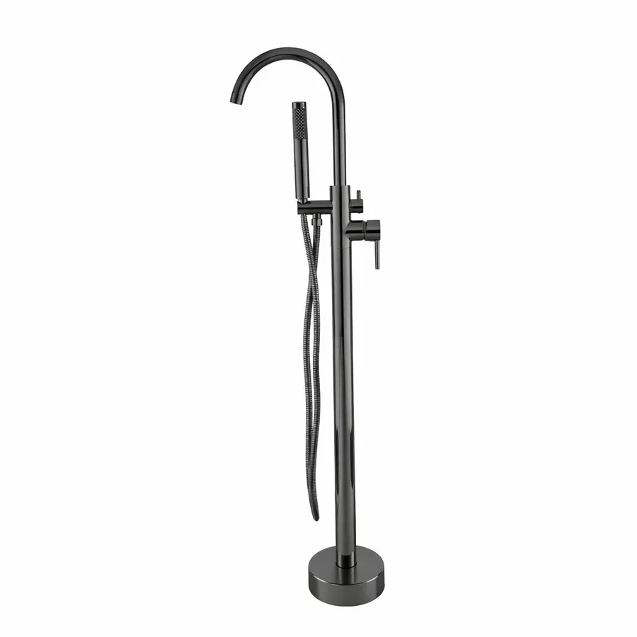 Korfu | baterie freestanding pentru cadă Gun Grey