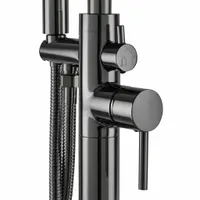 Korfu | baterie freestanding pentru cadă Gun Grey
