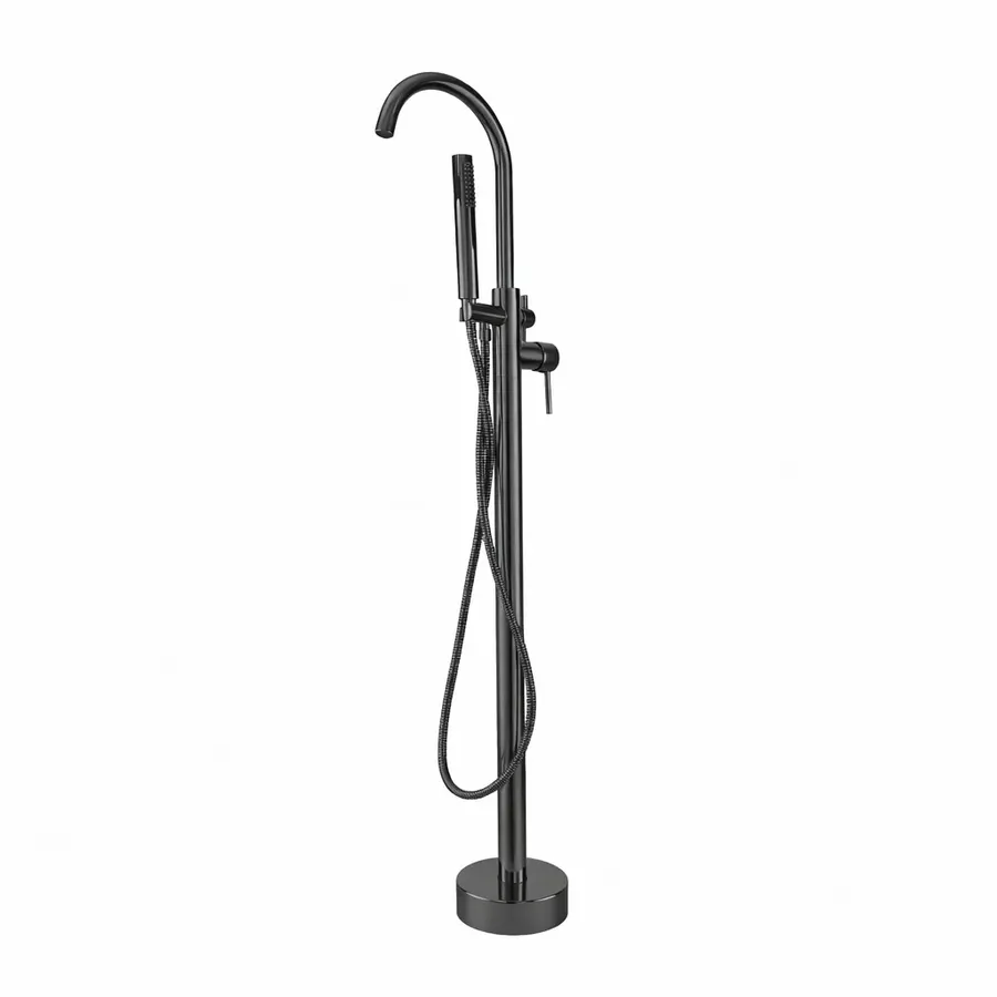 Korfu | baterie freestanding pentru cadă Gun Grey