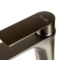 Salzburg | baterie înaltă pentru lavoar Gun Grey