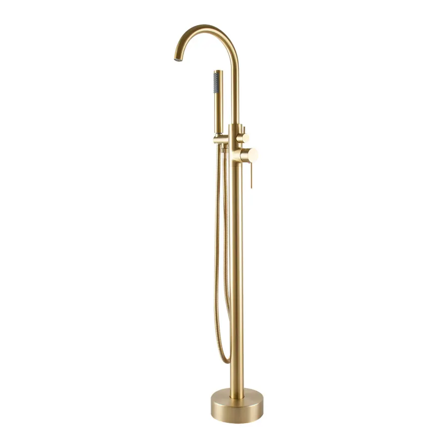 Korfu | baterie freestanding pentru cadă Rose Gold