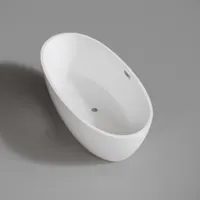 OVAL | cadă de baie freestanding, albă, 170x80x58 cm