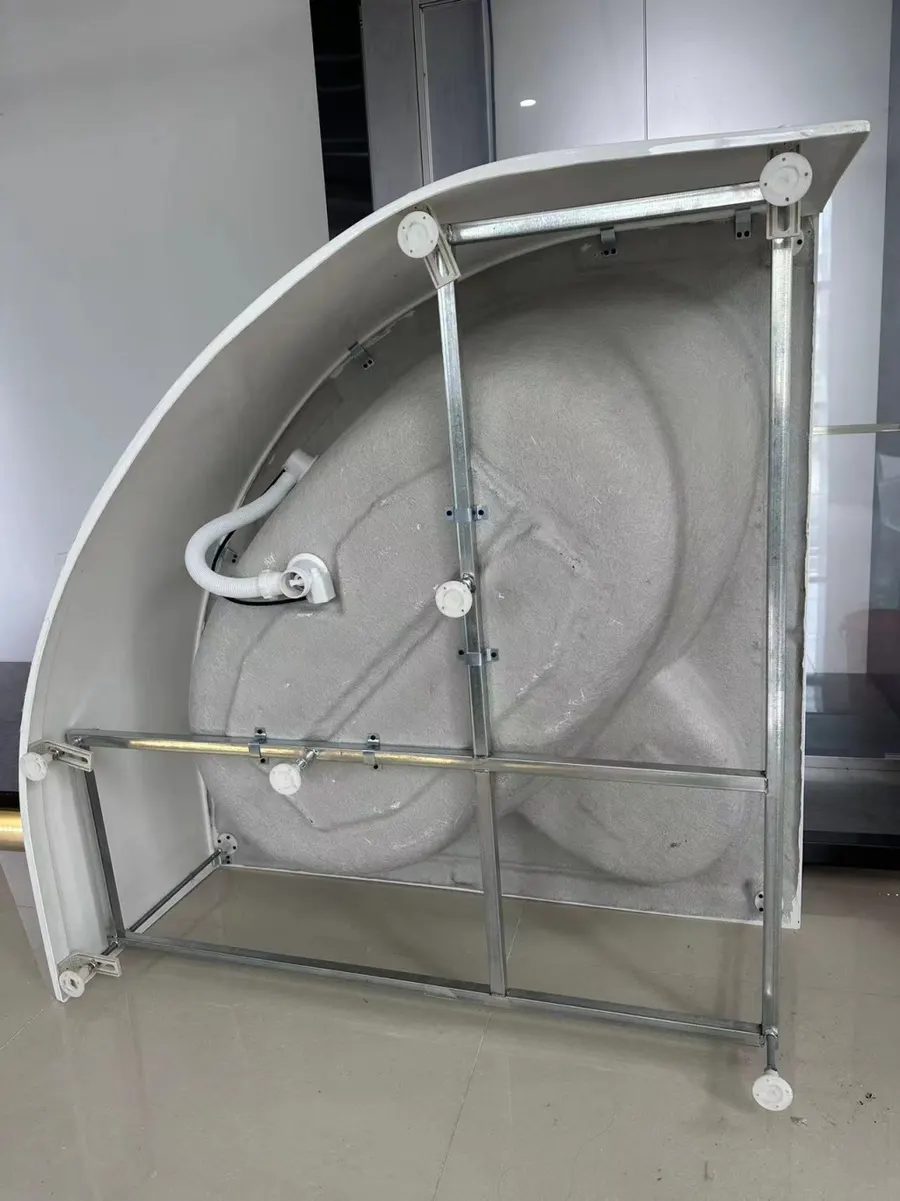 Simetric | cadru pentru cadă 150x150 cm