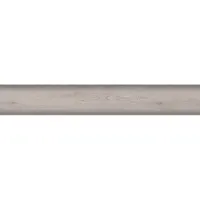 W-STEP | profil de trecere cu compensare de nivel pentru pardoseală SPC, model stejar gri, 2400x43x10 mm