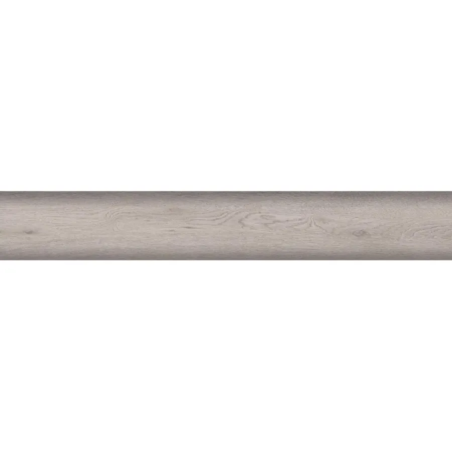W-STEP | profil de trecere cu compensare de nivel pentru pardoseală SPC, model stejar gri, 2400x43x10 mm