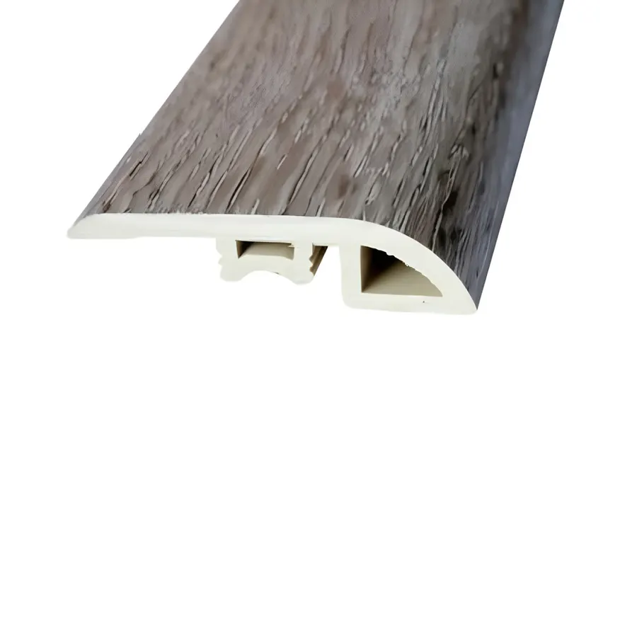W-STEP | profil de trecere cu compensare de nivel pentru pardoseală SPC, model stejar deschis, 2400x43x10 mm