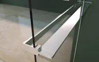 Rochelle | raft de duș și suport prosoape Chrome pentru perete de duș, 140 cm