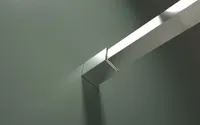 Rochelle | raft de duș și suport prosoape Chrome pentru perete de duș, 140 cm